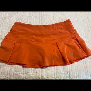 Nike tennis skirt-orange-large